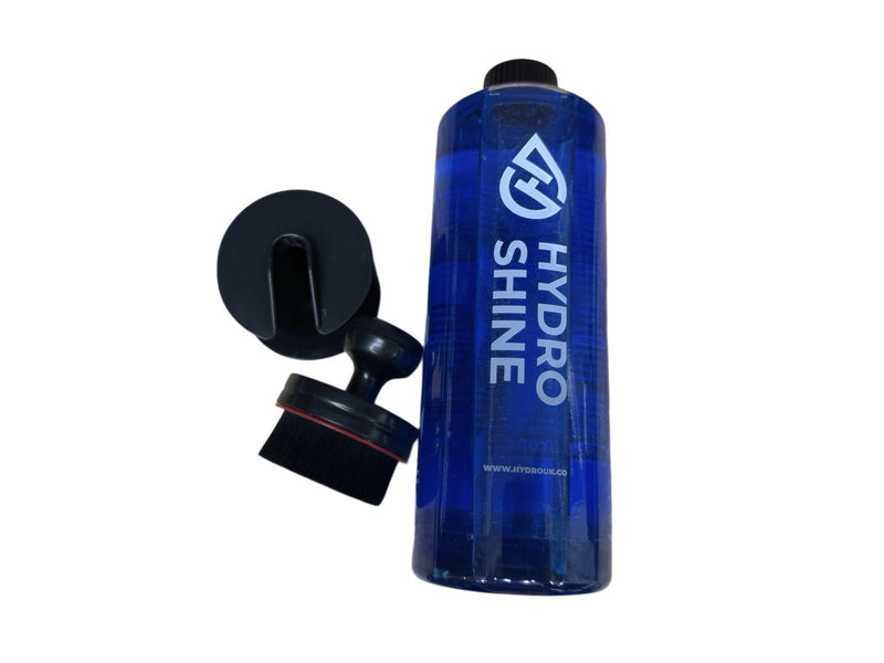 Load image into Gallery viewer, TYRE AND TRIM SHINE  WITH APPLICATOR BRUSH - HYDRO
