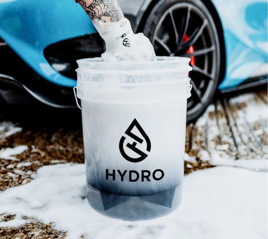 CAR WASH BUCKET SHAMPOO AND WASH MITT BUNDLE CARAVAN MOTOR HOME MOTOR BIKE HYDRO