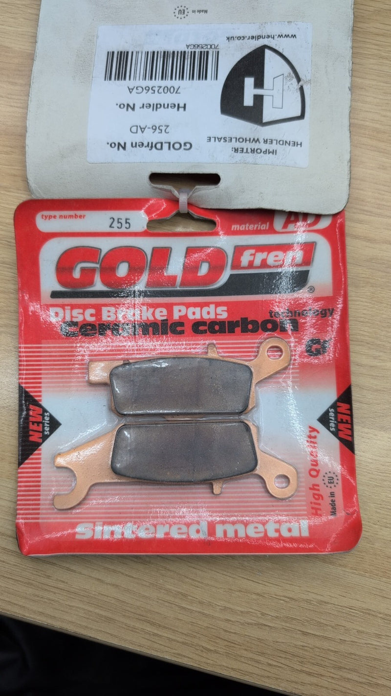 Load image into Gallery viewer, YAMAHA QUAD REAR BRAKE PADS R/H &amp; L/H Goldfren For Yamaha YFM 700 FGPZ Grizzly
