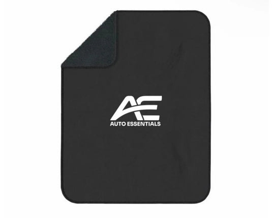 XXL Car Drying Towel 70x90cm BLACK Microfibre Twist Loop Auto Essentials 800GSM 