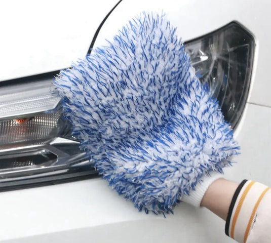 Car Wash Mitt Glove Luxury Microfibre Washing Detailing - DANS DETAILING