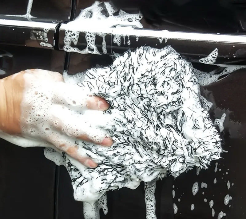 Load image into Gallery viewer, Car Cleaning Sponge Microfibre Pad Washing super Soft - DANS DETAILING

