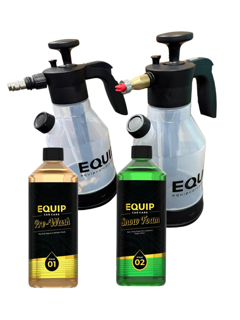 Load image into Gallery viewer, EQUIP PRE WASH, SNOW FOAM AND 2 SPRAY BOTTLE BUNDLE

