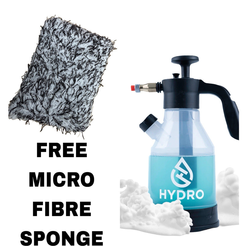 Load image into Gallery viewer, HYDRO Foaming Spray Bottle Snow foam Pre Wash Pressure Sprayer 2L FREE SPONGE
