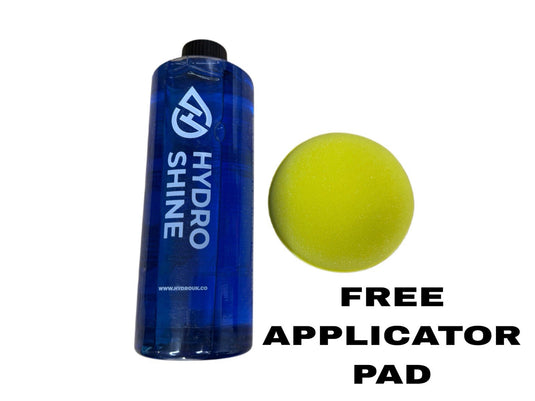 CAR AND VEHICLE TYRE AND TRIM SHINE - HYDRO - FREE APPLICATOR