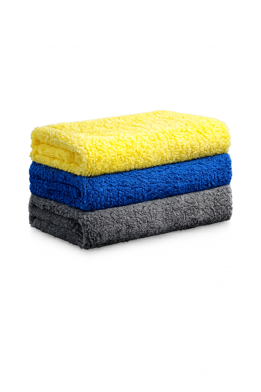PREMIUM QUALITY CAR DETAILING POLISHING 2 SIDED CLOTHS - EQUIP CAR CARE