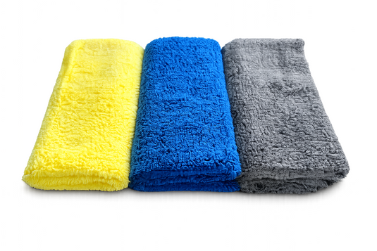 PREMIUM QUALITY CAR DETAILING POLISHING 2 SIDED CLOTHS - EQUIP CAR CARE