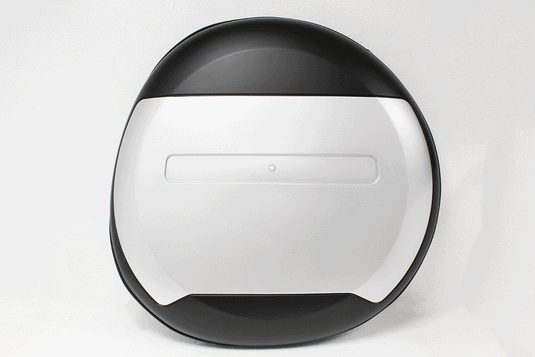 MATTE BLACK AND SILVER WHEEL COVER