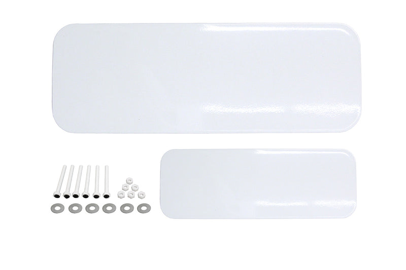 Load image into Gallery viewer, SPARE WHEEL DELETE REAR DOOR PANELS FUJI WHITE 2020 DEFENDER
