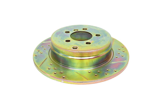 BRAKE DISC DRILLED AND GROOVED - SOLID - RANGE ROVER L322 02 - 09