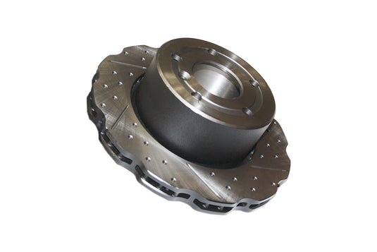 WAVY CROSS DRILLED AND GROOVED BRAKE DISCS - FITS DISCOVERY 2
