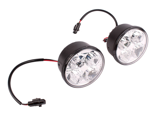 IP67 LED LIGHTS - 70MM ROUND 4W PAIR