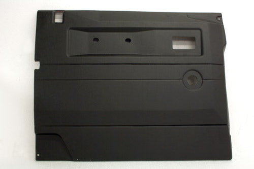 BLACK LEFT HAND PUSH BUTTON FRONT DOOR CARD WITH MANUAL WINDOWS DEFENDER UPTO 2007