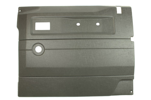 DARK GREY RIGHT HAND PUSH BUTTON FRONT DOOR CARD WITH MANUAL WINDOWS DEFENDER UPTO 2007