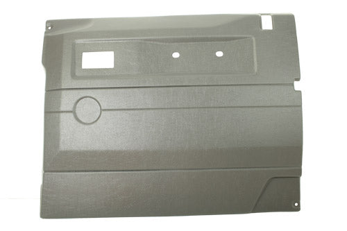 DARK GREY RIGHT HAND PUSH BUTTON FRONT DOOR CARD WITH ELECTRIC WINDOWS DEFENDER UPTO 2007