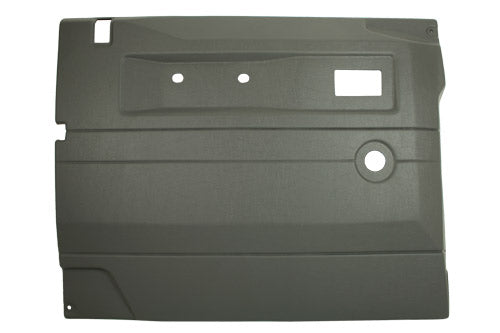 LGREY LEFT HAND PUSH BUTTON FRONT DOOR CARD WITH MANUAL WINDOWS DEFENDER UPTO 2007