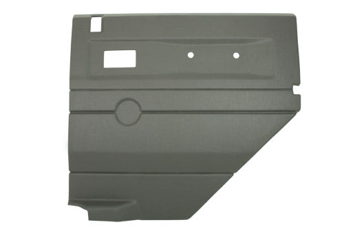 LGREY RIGHT HAND PUSH BUTTON REAR DOOR CARD WITH ELECTRIC WINDOWS DEFENDER UPTO2007