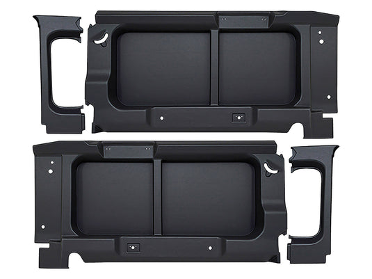 90 WITHOUT WINDOW CUT - OUTS - REAR SIDE PANELS - BLACK - 9+