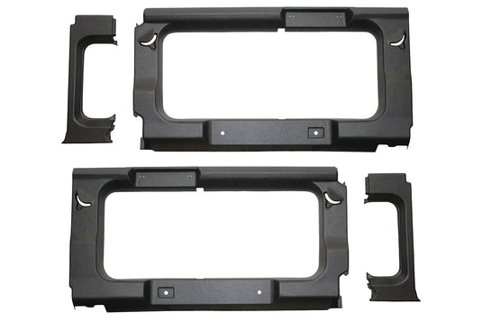 DEFENDER 110 STAION WAGON DARK GREY REAR WINDOW TRIM PANELS WITH WINDOWS