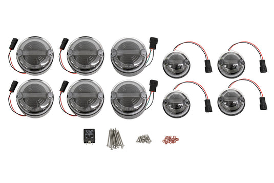 95MM HALO AND BAR STYLE LED DEFENDER LIGHT KIT - CLEAR