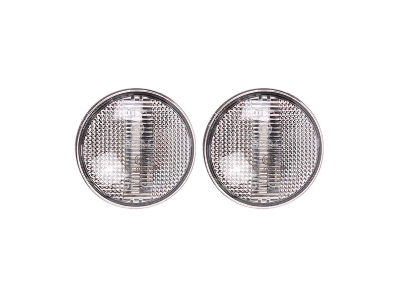 Load image into Gallery viewer, PAIR OF LED SEQUENTIAL SIDE REPEATER LAMPS CLEAR RANGE ROVER L322
