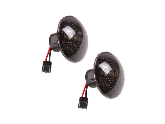 PAIR OF LED SEQUENTIAL SIDE REPEATER LAMPS SMOKED RANGE ROVER L322