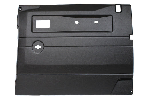 BLACK RIGHT HAND PUSH BUTTON DOOR CARD WITH MANUAL WINDOWS DEFENDER 2007 ON
