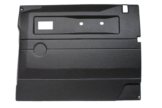 BLACK RIGHT HAND PUSH BUTTON DOOR CARD WITH ELECTRIC WINDOWS DEFENDER 2007 ON