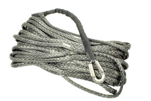 GREY 25M X 10MM SYNTHETIC WINCH ROPE FOR TF3320 AND TF3301