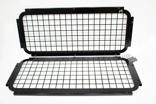 TERRAFIRMA EXTERNAL REAR SIDE WINDOW GUARDS PAIR - DEFENDER 90 AND 110