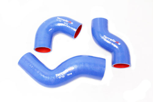 TERRAFIRMA SILICONE INTERCOOLER HOSE KIT BLUE 90 / 110 / 130 TD5