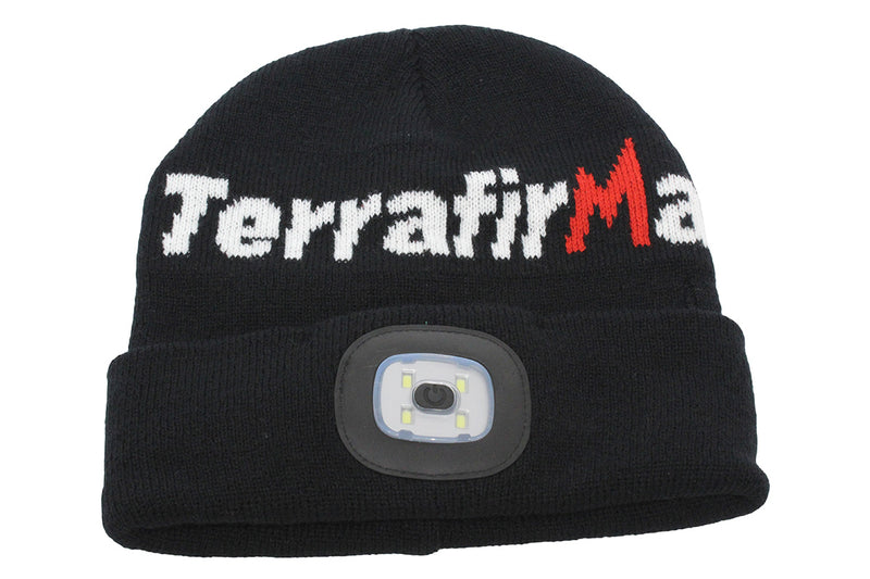 Load image into Gallery viewer, TERRAFIRMA 80 LUMENS USB RECHARGEABLE LED BEANIE HAT
