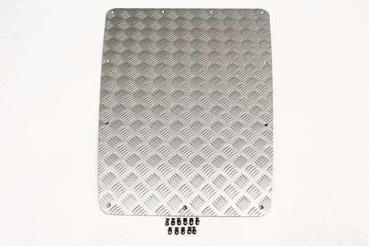 TERRAFIRMA BONNET CHEQUER PLATE - SILVER - PRE - 2007