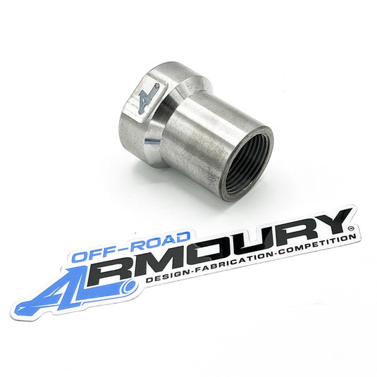 1.25 RIGHT HAND Threaded Weld Bung (12 TPI) with flats